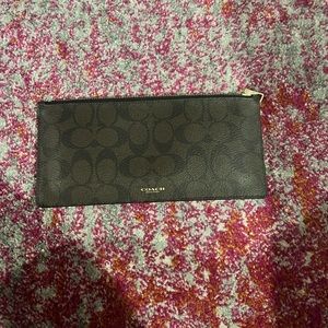 Coach mini zip wallet